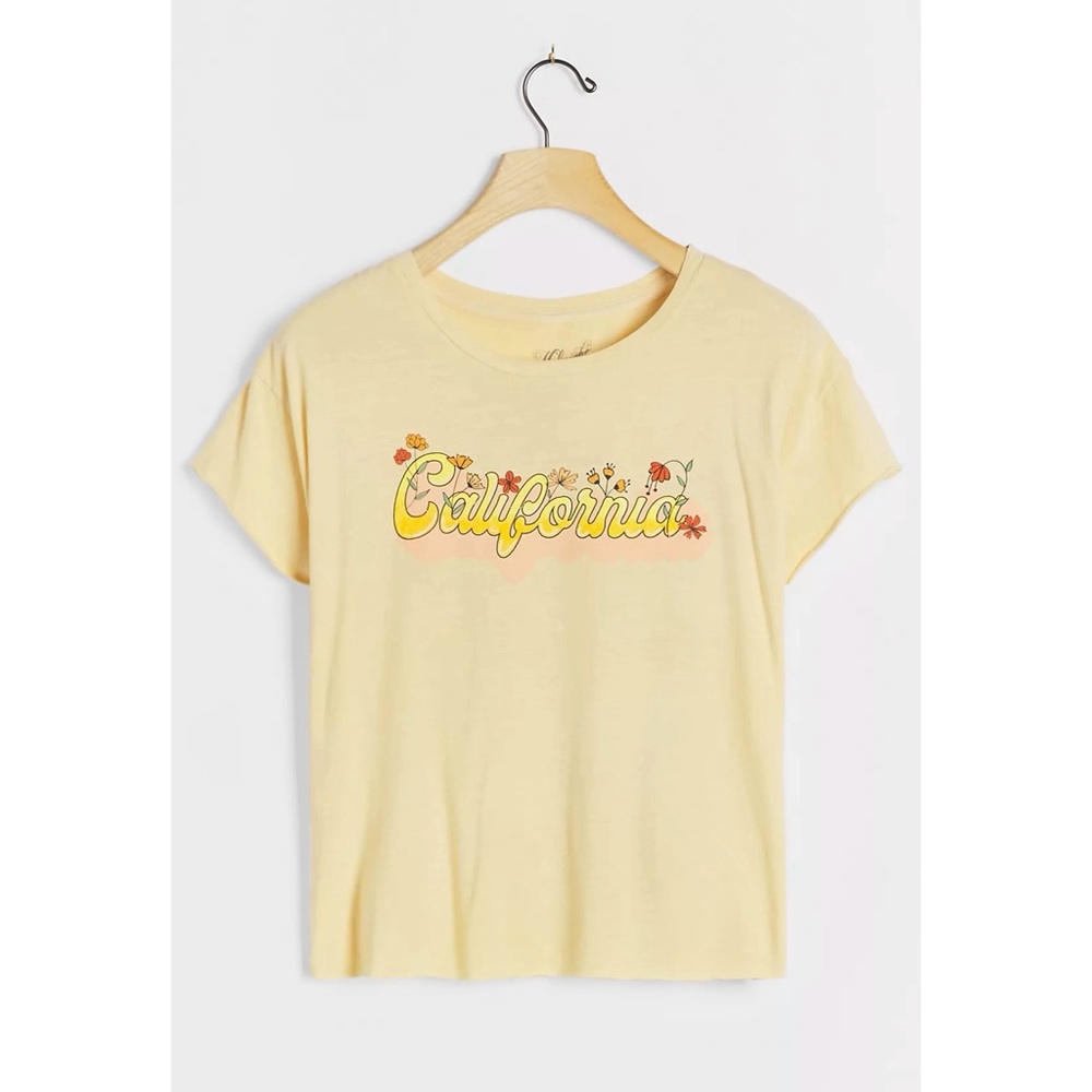 Anthro Midnight Rider California Boho Graphic Tee